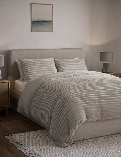 Teddy Fleece Bedding Set M S Collection M S