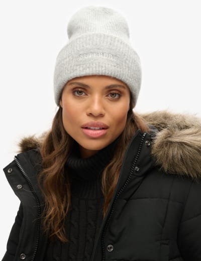 Fat face rib knit pom beanie new arrivals