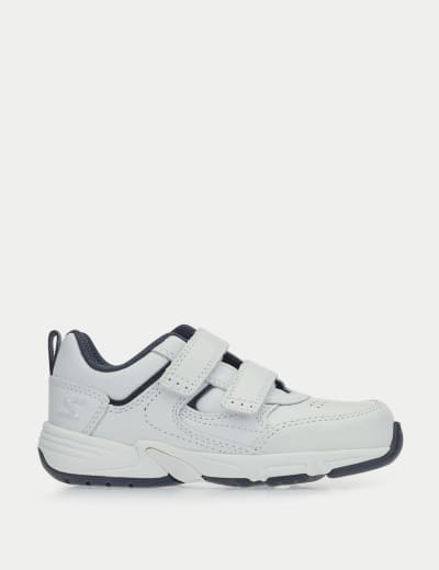 Kids Canvas Riptape Plimsolls 7 Small 5 Large Clarks M S
