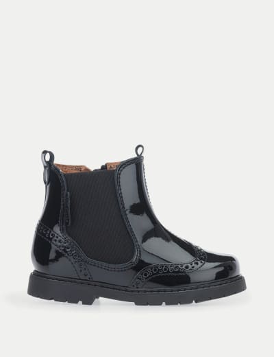 Kids Glitter Chelsea Boots 4 Small 2 Large M S Collection M S