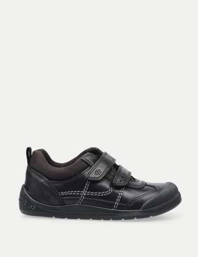 Kids Leather Riptape School Shoes 8 Small 2 Large M S Collection M S