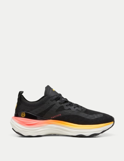 Leather Lace Up Trainers with Freshfeet Autograph M S