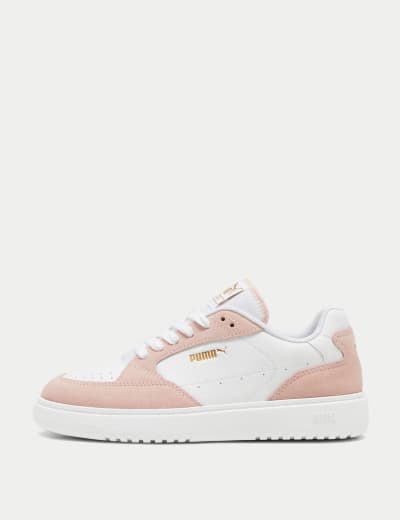 Puma pale pink cali leather trainers discount