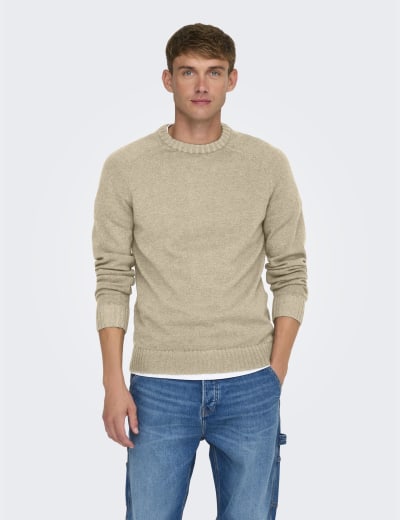 Pure Cotton Crew Neck Jumper M S Collection M S
