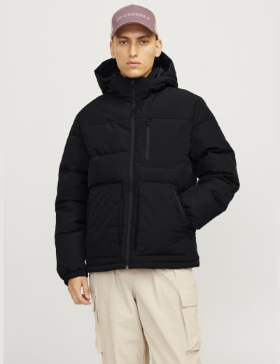 M&s collection funnel neck coat top