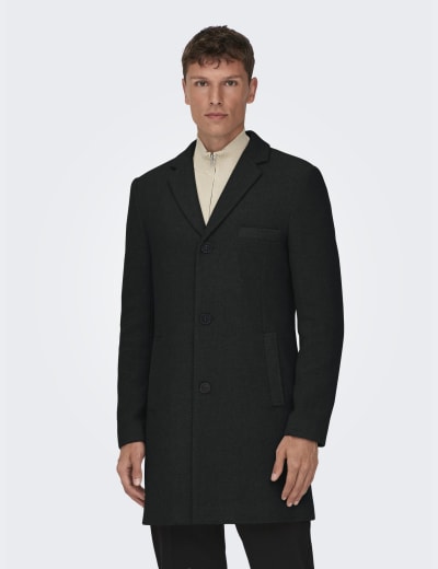 Mens overcoat m&s hot sale