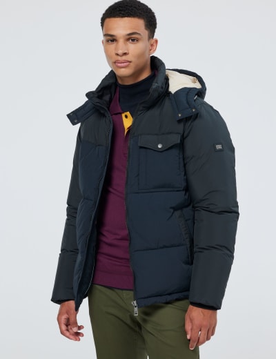 Funnel Neck Coat M S Collection M S