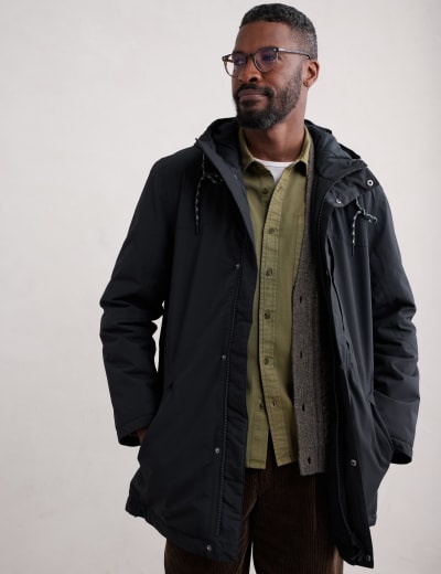 Cotton Blend Hooded Mac Seasalt Cornwall M S