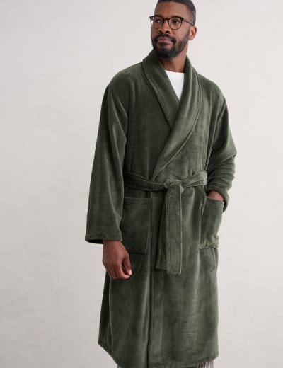 Marks and spencer mens towelling dressing gowns deals