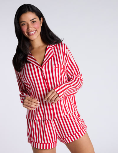 Satin Floral Print Pyjama Set Rosie M S