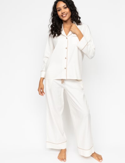 Pure Cotton Revere Pyjama Set M S Collection M S