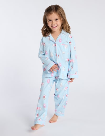 Kids Zebra Cheetah Family Christmas Pyjama Set 1 16 Yrs M S Collection M S