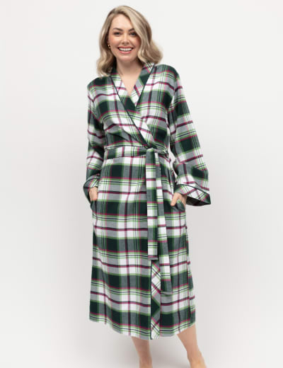 Pure Cotton Jersey Waffle Dressing Gown Body by M S M S