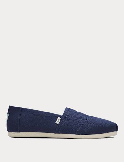 Canvas Slip On Espadrilles TOMS M S