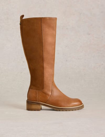 Marks and spencer tan boots hotsell