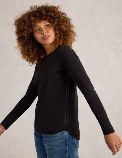 Jersey Wide Neck Top | Superdry & Co | M&S