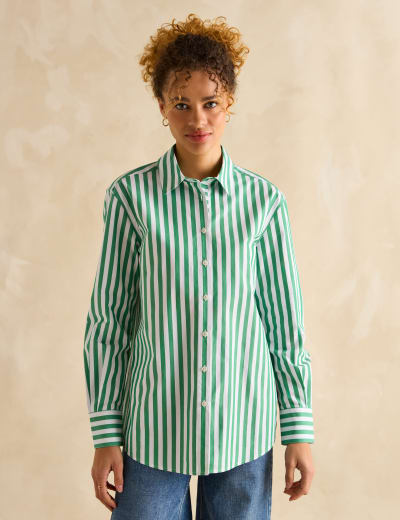 supreme PINSTRIPE LINEN SHIRT Light Blue