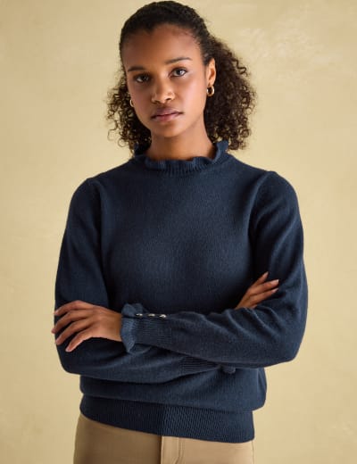Phase eight navy jumper top