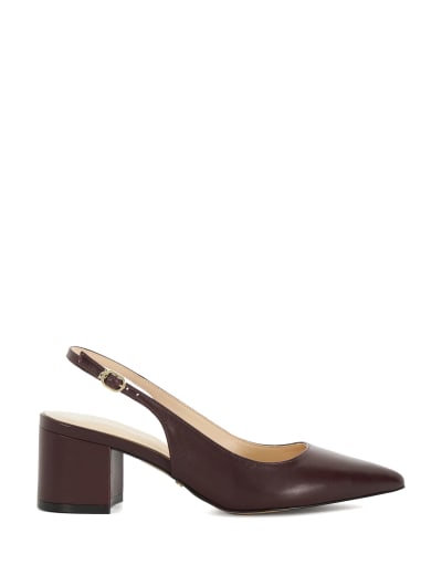Suede Kitten Heel Pointed Slingback Shoes Dune London M S