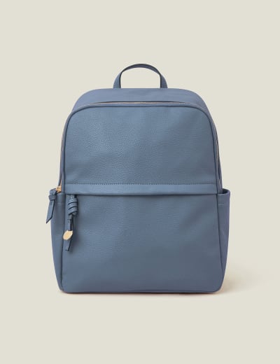 White stuff leather backpack outlet