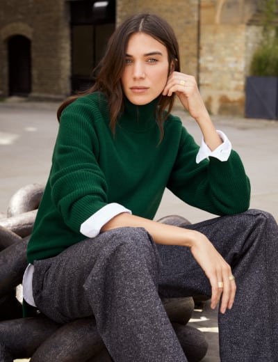 Monsoon cropped trousers top
