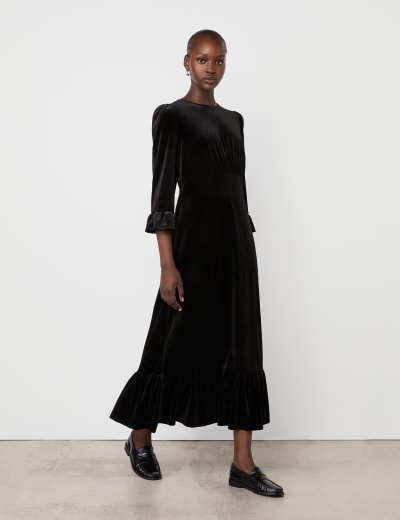 Ghost velvet dress top
