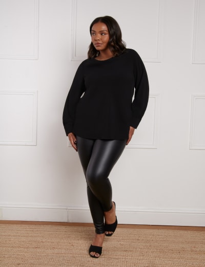 Marks and spencer leather leggings hot sale