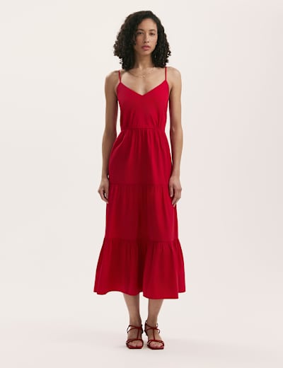 Polka Dot Halter Neck Midaxi Slip Dress | Nobody's Child | M&S Polka Dot Halter Neck Midaxi Slip Dress | Nobody's Child | M&S