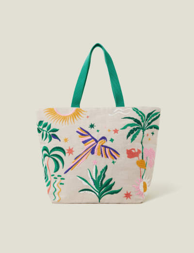 Cotton Blend Aztec Weekend Bag ACCESSORIZE M S