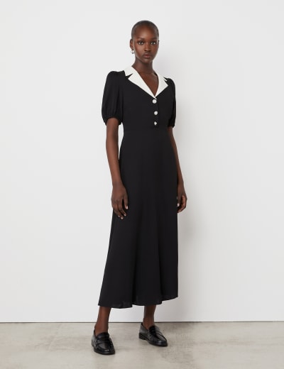 M&s velvet dress online