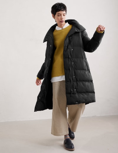 Waterproof Twill Hooded Raincoat JAEGER M S
