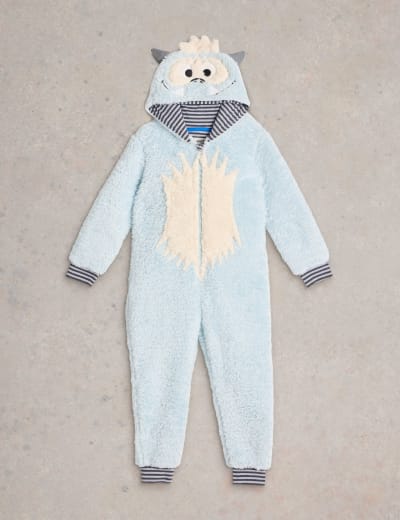 Dinosaur Fleece Onesie 1 7 Yrs M S Collection M S