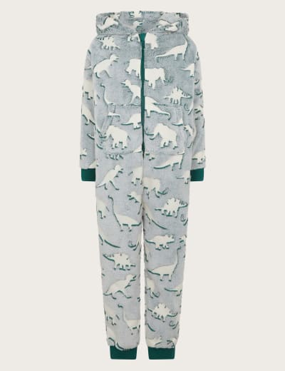 Dinosaur Fleece Onesie 1 7 Yrs M S Collection M S