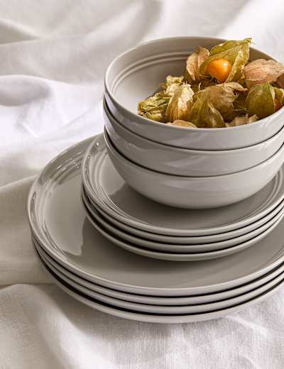 12 Piece Marlowe Dinner Set M S Collection M S