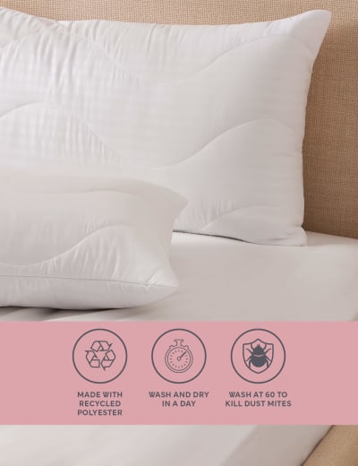 2pk Supremely Washable King Size Pillow Protectors M S Collection M S