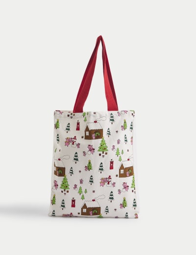 Pure Cotton London Scene Tote Bag M S Collection M S