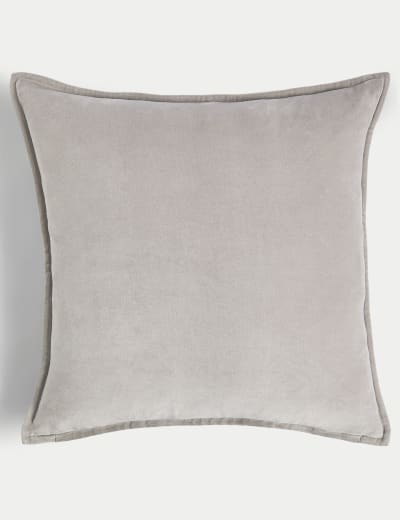 Pure Cotton Velvet Cushion | M&S Collection | M&S