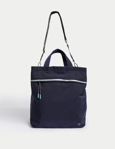 everyone nylon logo tote bag NAVY（Women's bags - Tote bag