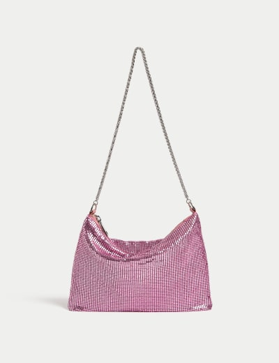 M&s purple handbag online