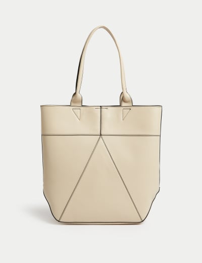 Faux Leather Briefcase Bag M S Collection M S