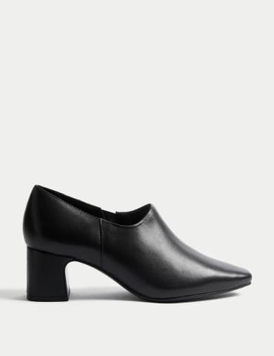 Block heel shoe boots uk hot sale