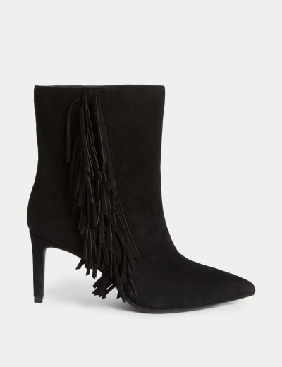 M&s black patent boots on sale