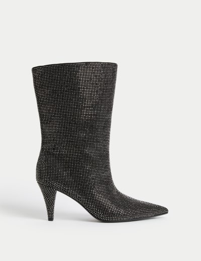 Stiletto Heel Sock Boots M S Collection M S