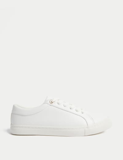 White chunky plimsolls womens on sale