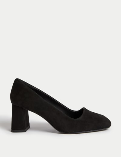 Slip On Platform Stiletto Heel Court Shoes M S Collection M S