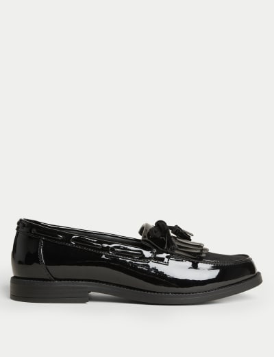 M&s black flat shoes deals