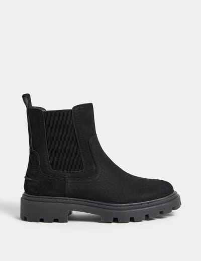 Wide Fit Leather Chelsea Boots Autograph M S