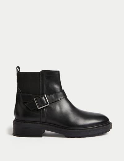 Chelsea Flatform Ankle Boots M S Collection M S