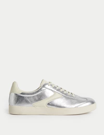 Studded Buckle Flat Ballet Pumps M S Collection M S