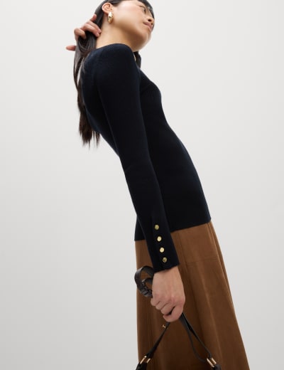 Petite Supersoft Crew Neck Jumper M S Collection M S